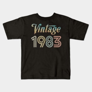 Vintage 1983 Best Year 1983 Original Genuine Classic Kids T-Shirt